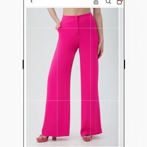 Trina Turk Pink Verity 2 Pant Wide Leg Pants